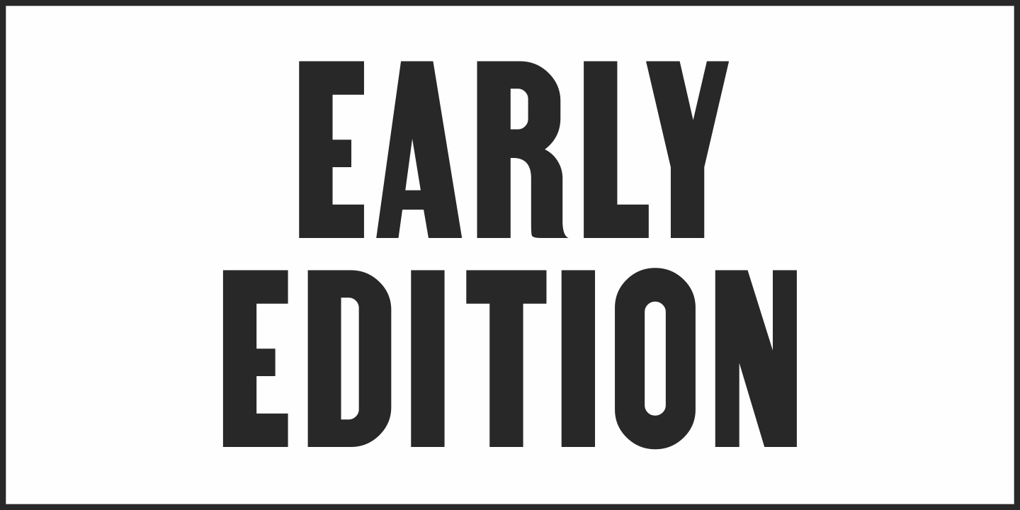 Early Edition JNL